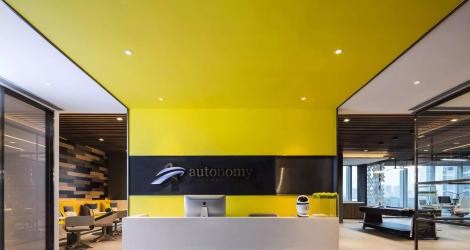 3000㎡中關(guān)村通航大廈辦公樓，材料和空間的對(duì)話！