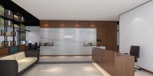 珠江大廈辦公室裝修，密集型現代風格辦公室，簡單實用！