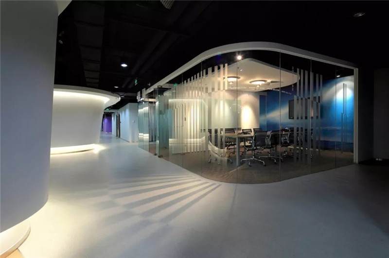 環境圖形在辦公空間中的應用-辦公室裝修設計案例詳解